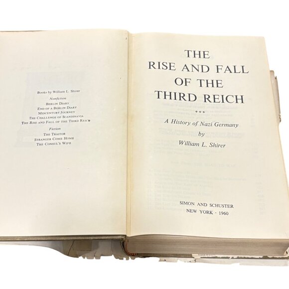 The Rise And Fall Of The Third Reich By William L. Shirer Hardcover 1960 - Picture 2 of 15